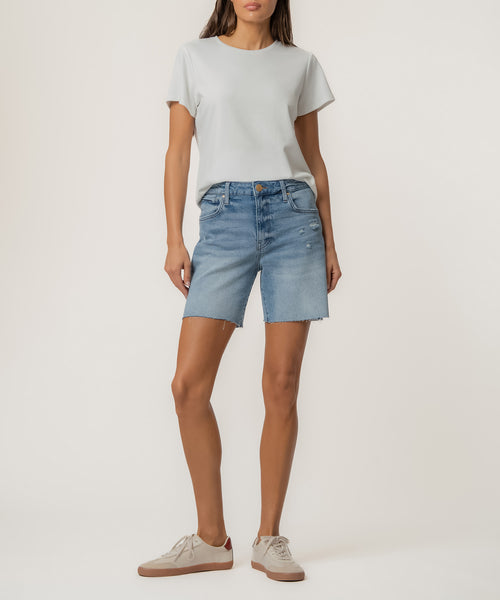 Hailey High Rise Short in Focus Wash - Kut from the Kloth