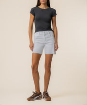 Hailey High Rise Short in Optic White