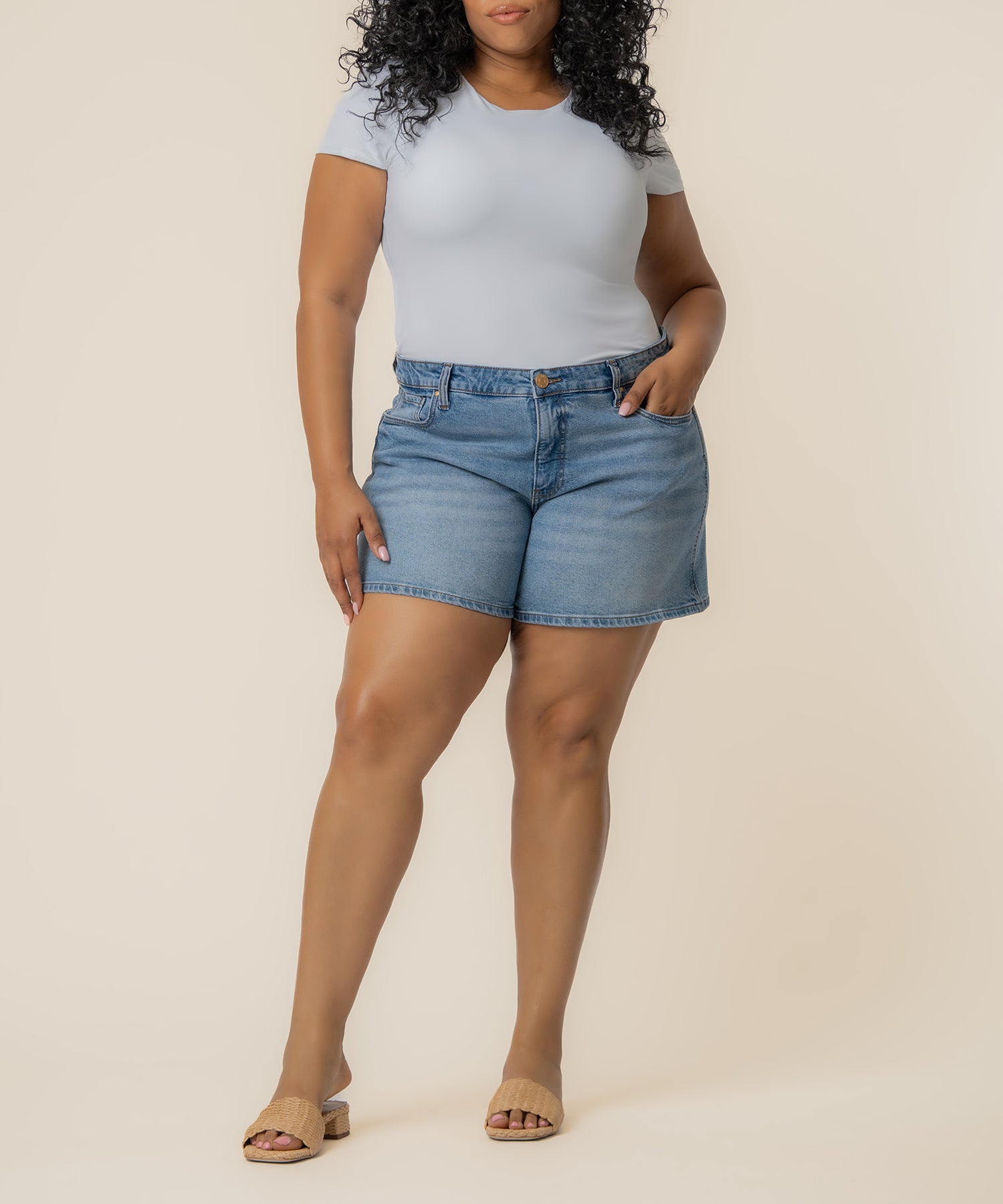 Jane High Rise Short , Plus