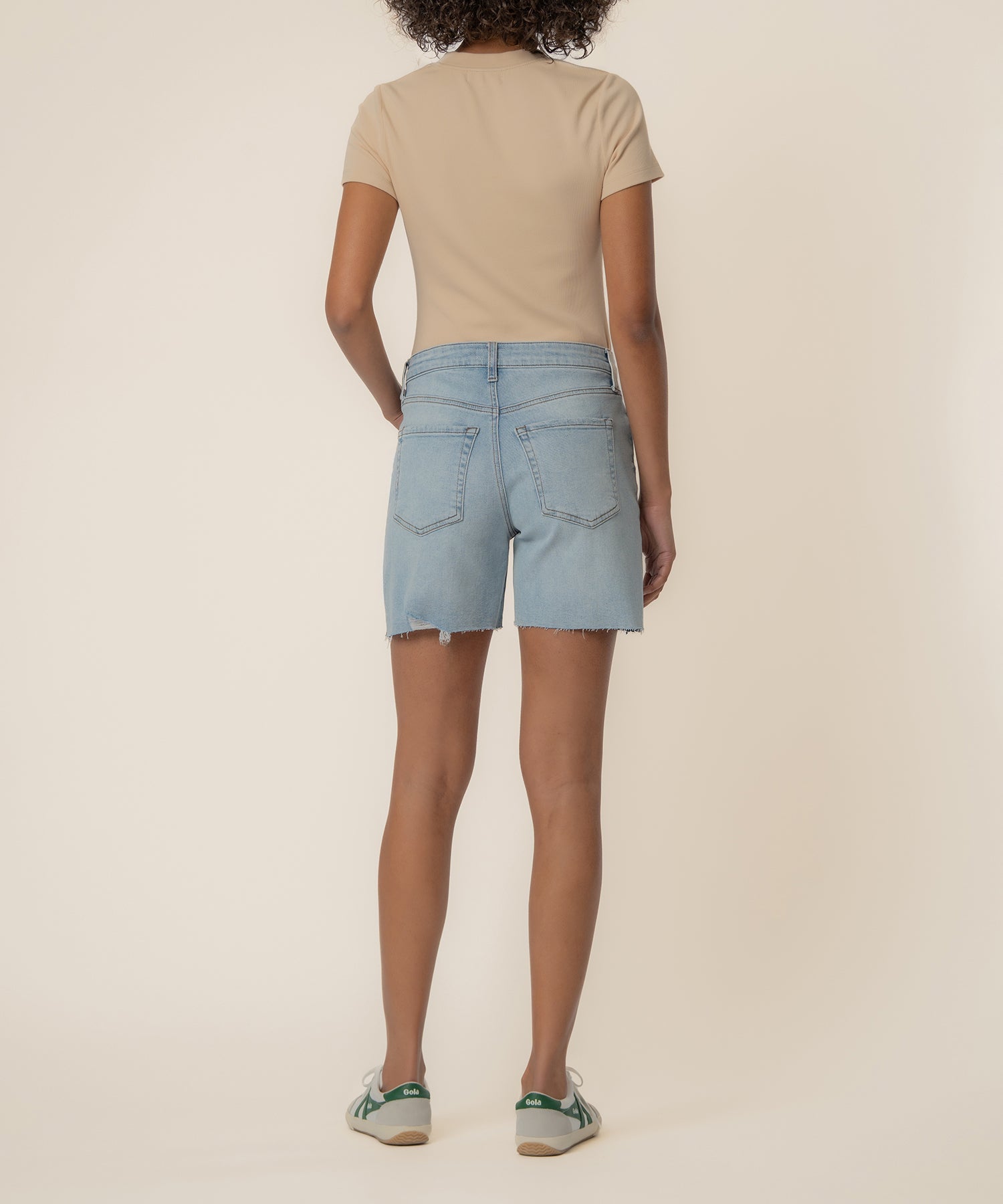 Jenny High Rise Short in Openness Wash