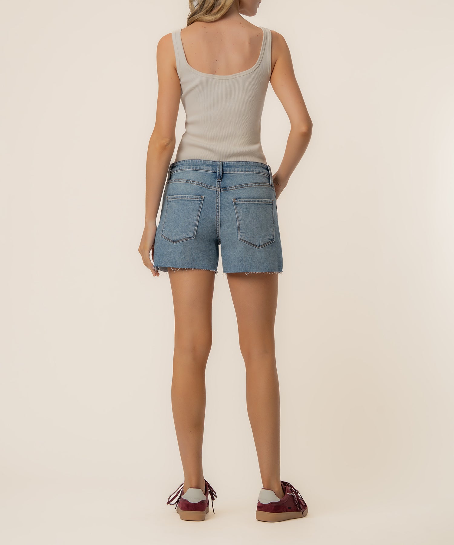 Jenny High Rise Short in Rejoice Wash