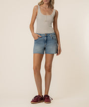 Jenny High Rise Short in Rejoice Wash