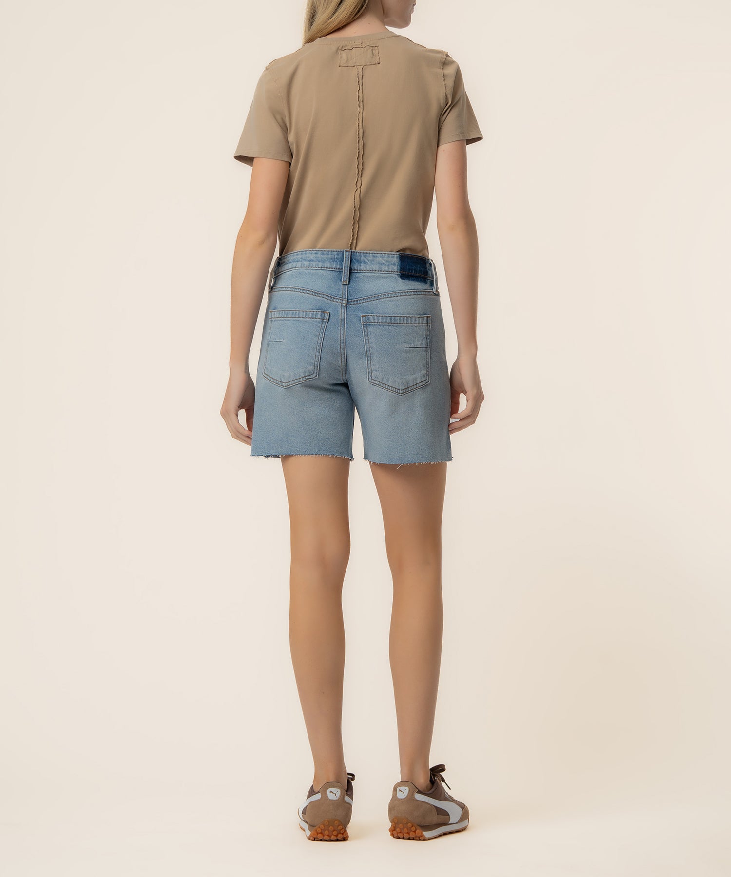 Jenny High Rise Short in Sustain Wash
