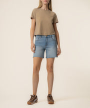 Jenny High Rise Short in Sustain Wash