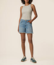 Jane High Rise Long Short, Exclusive in Dreamily Wash