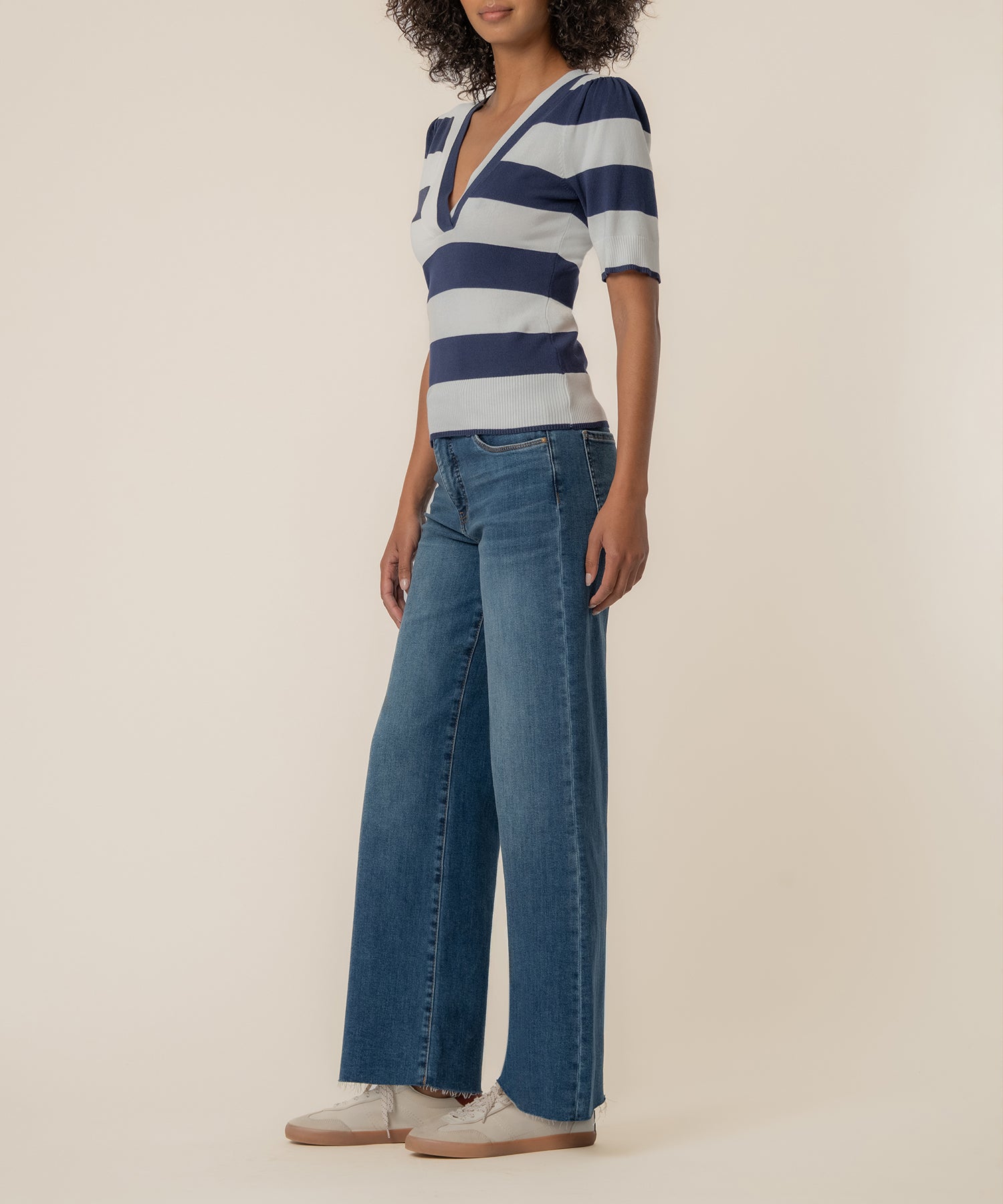 Yona Striped Knit Sweater