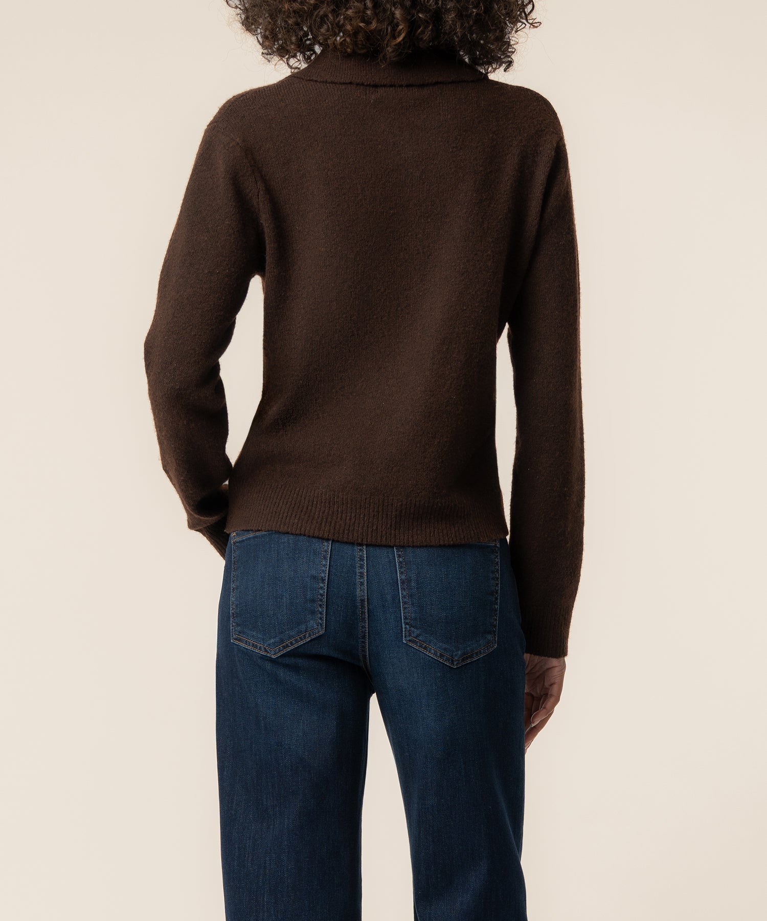 Tassie Sweater in Chocolate