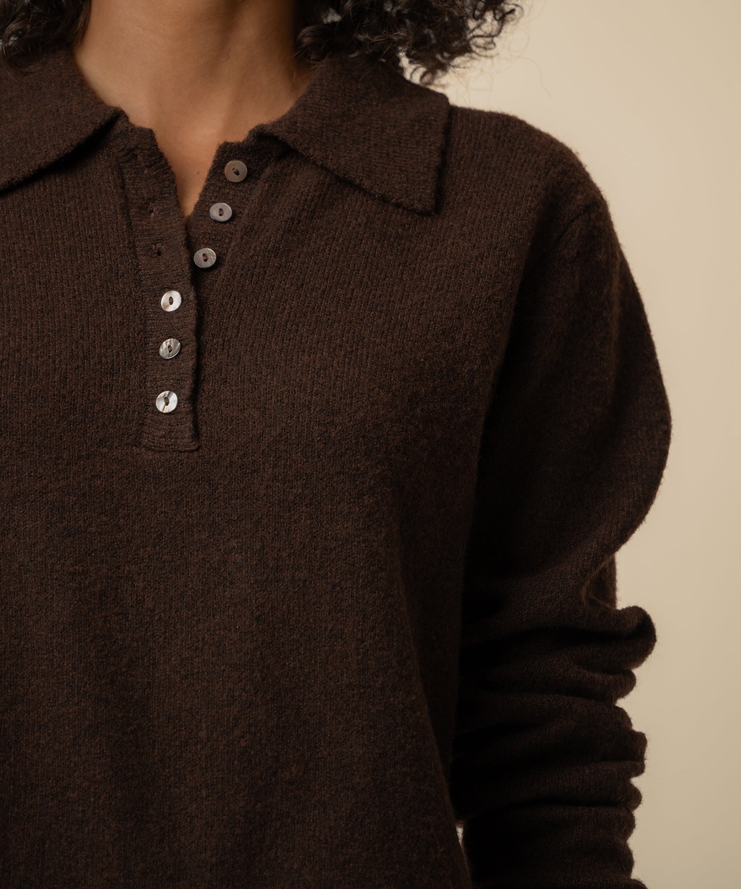 Tassie Sweater in Chocolate