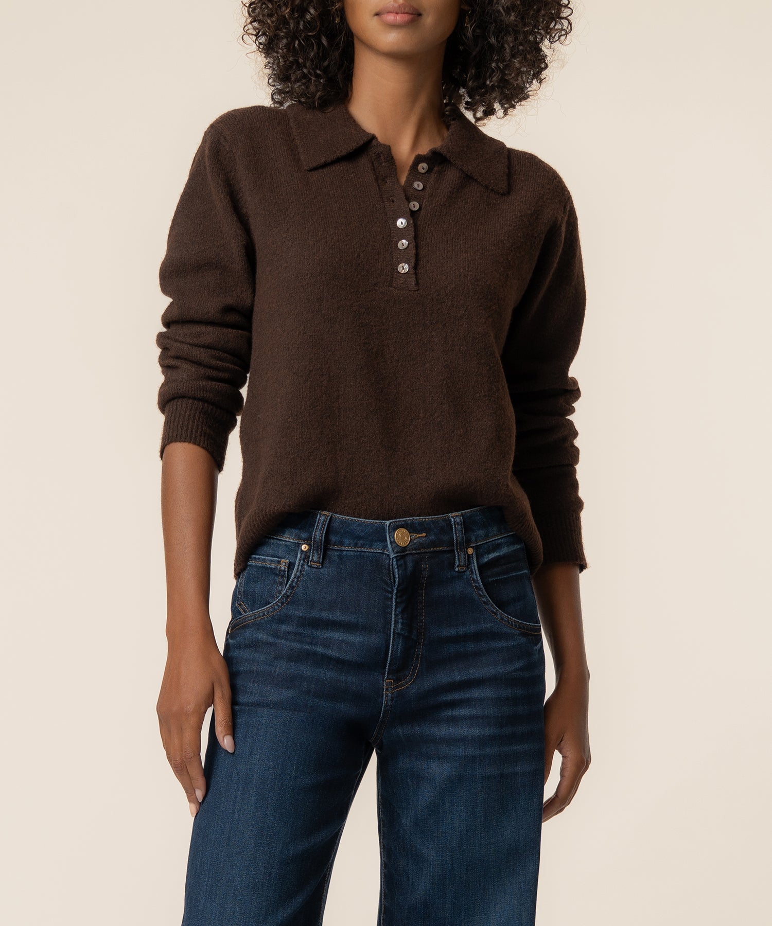 Tassie Sweater in Chocolate