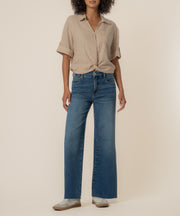 Rebel Linen Knot Front Shirt