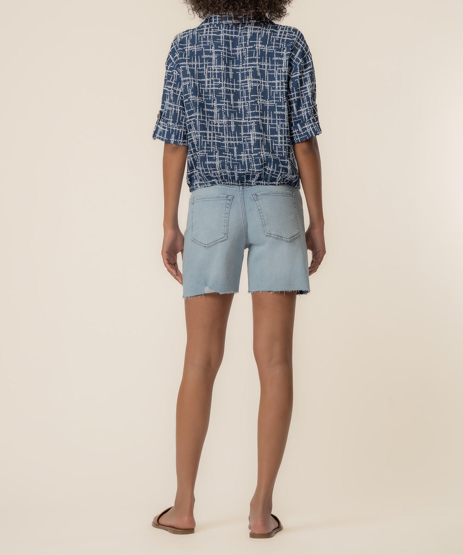 Rebel Linen Knot Front Shirt