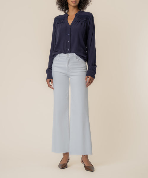 Adrie Top in Navy - Kut from the Kloth