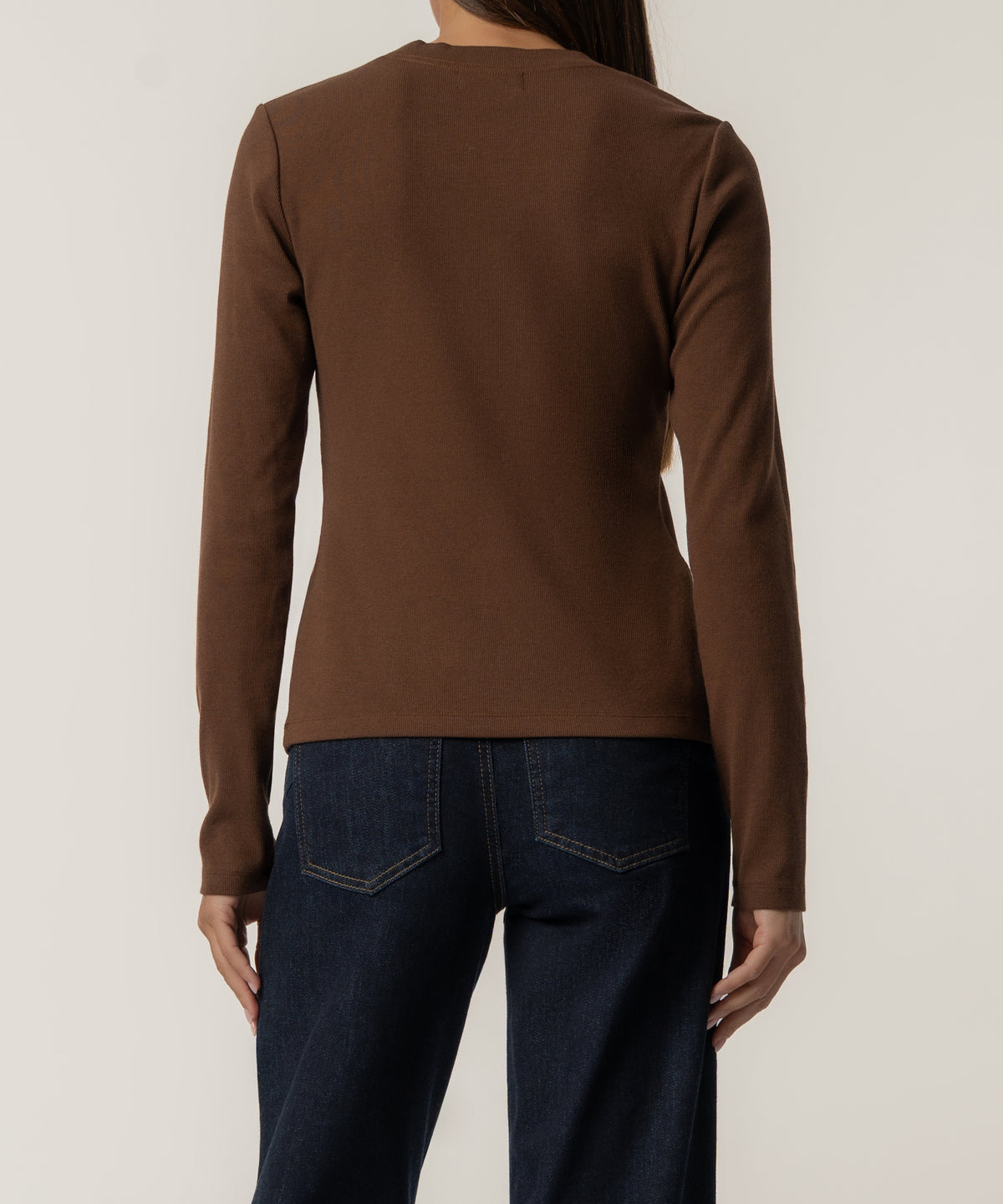 Noelie Knit Top in Chocolate