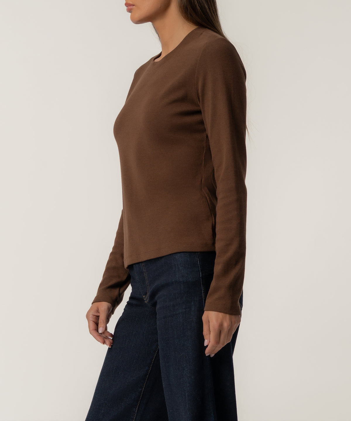 Noelie Knit Top in Chocolate