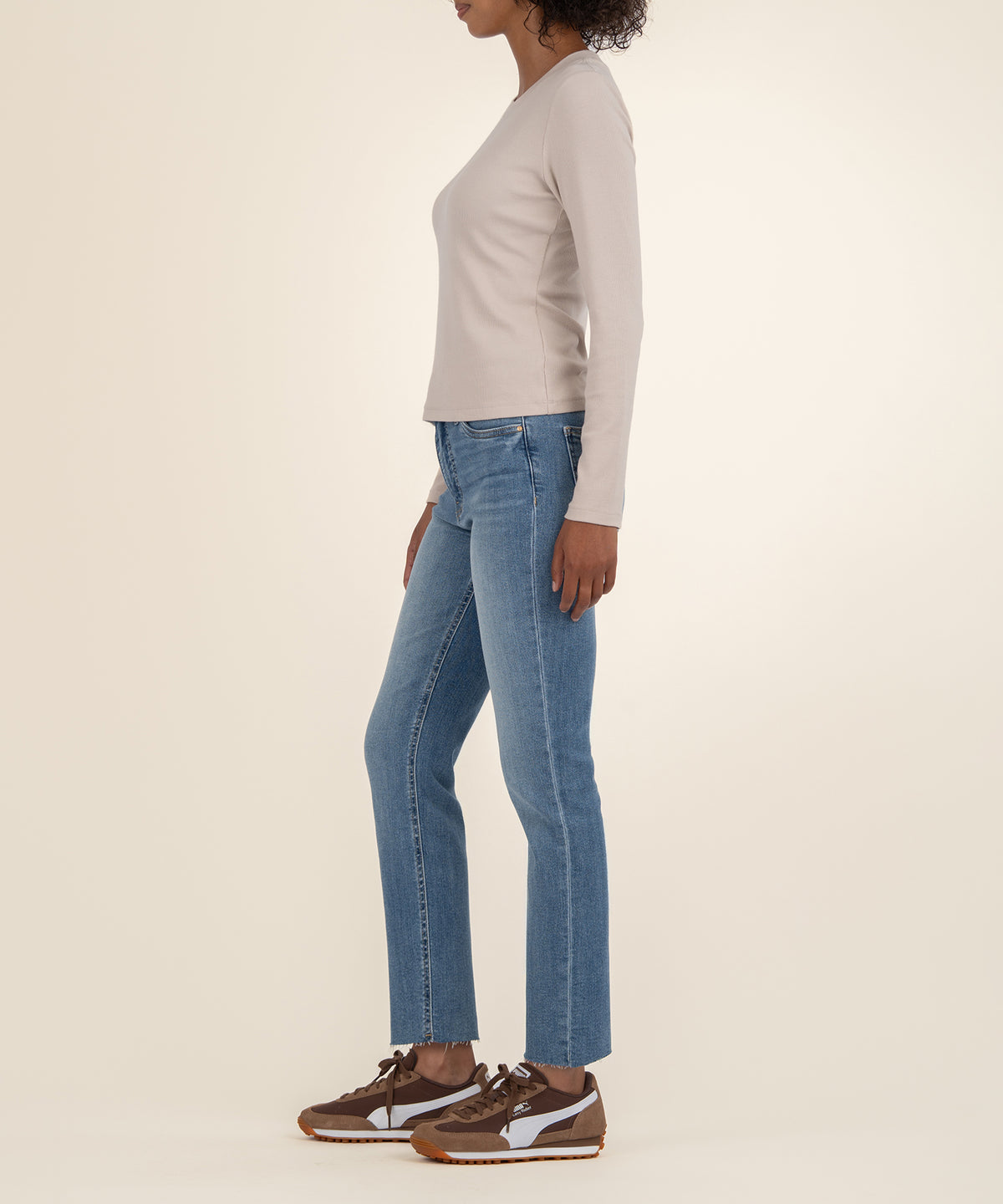 Noelie Knit Top in Taupe