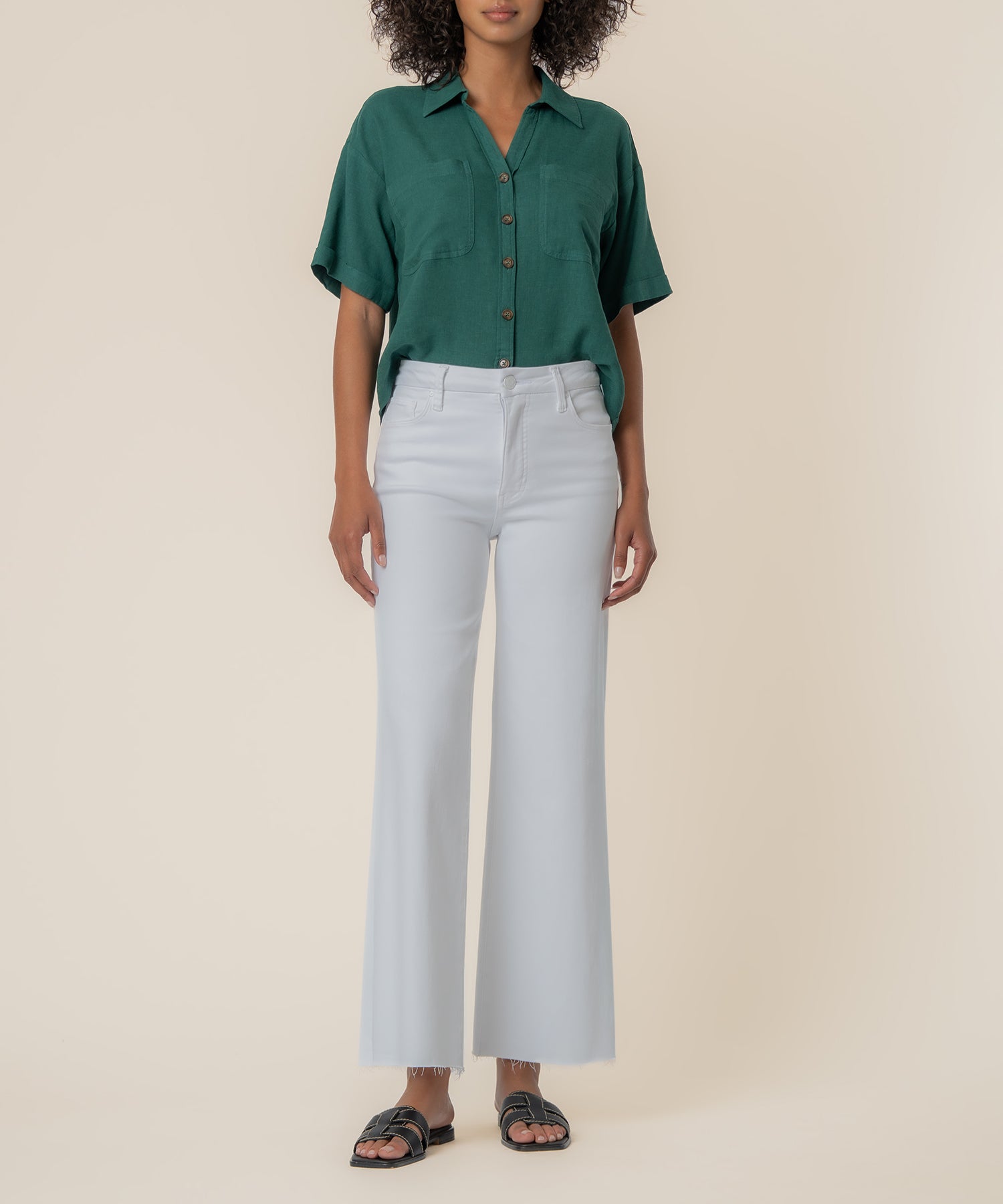 Brianna Linen Boxy Shirt