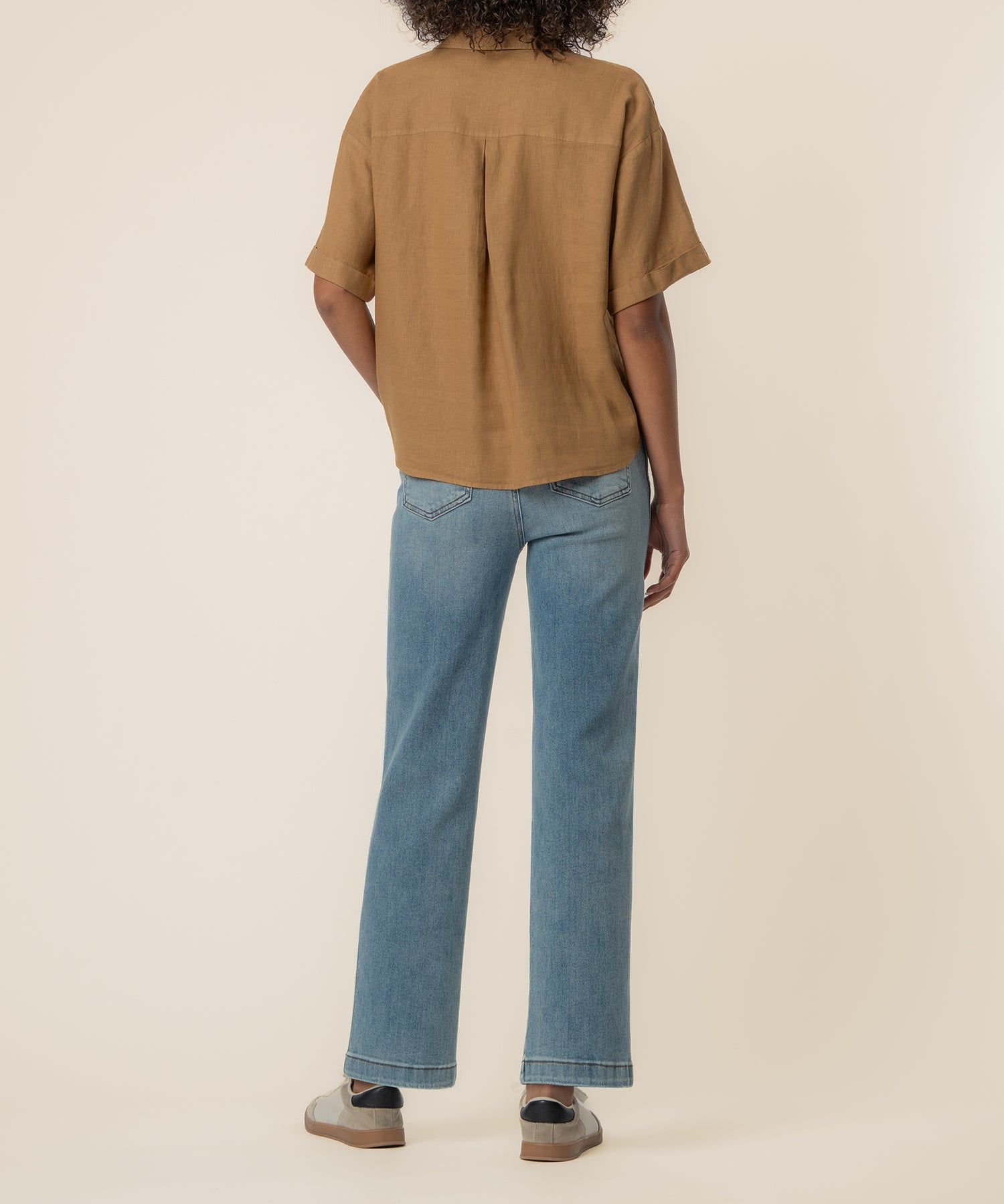 Brianna Linen Boxy Shirt