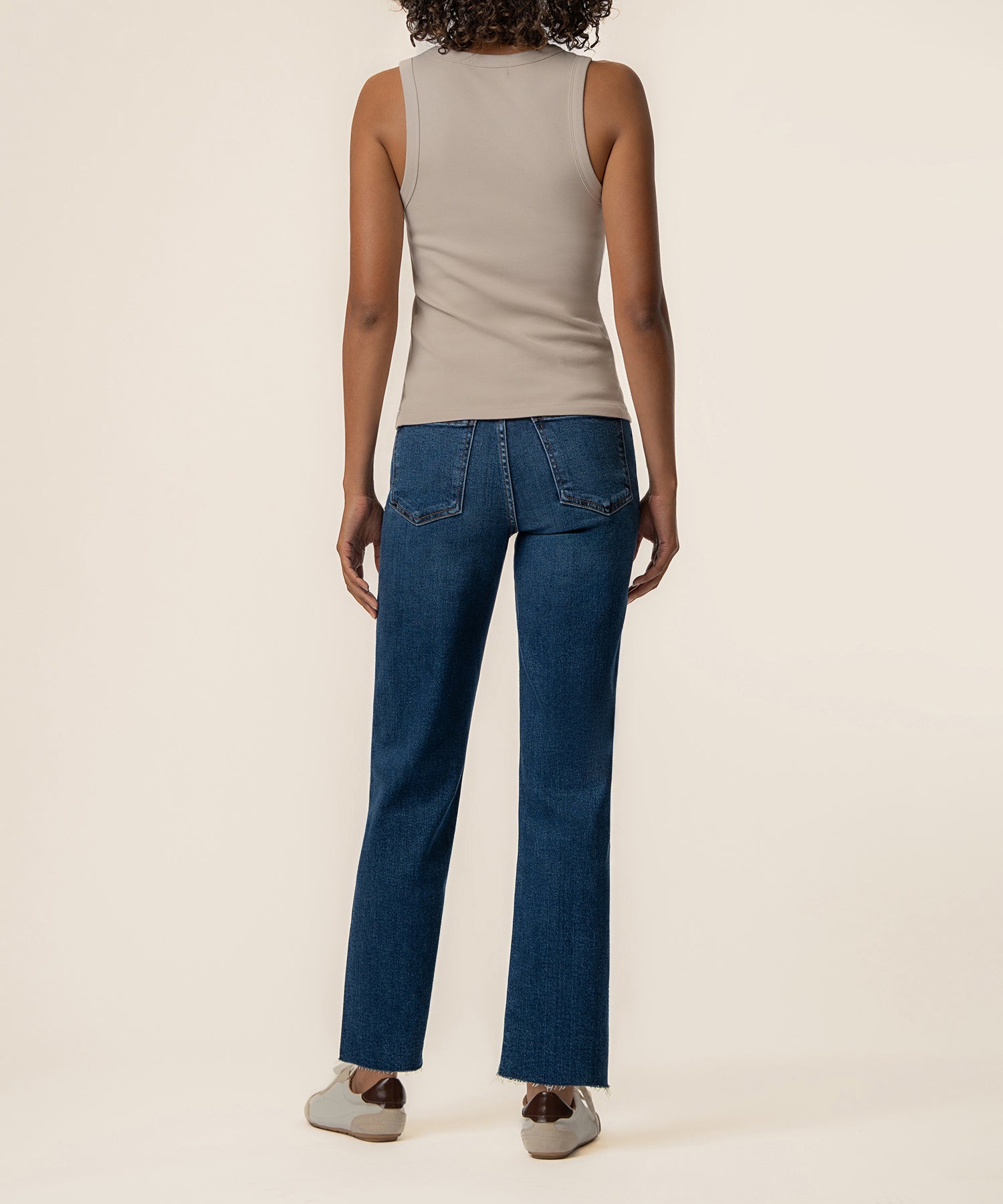 Anastasia Tank Top in Taupe