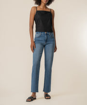 Kerri Spaghetti Strap Top in Black