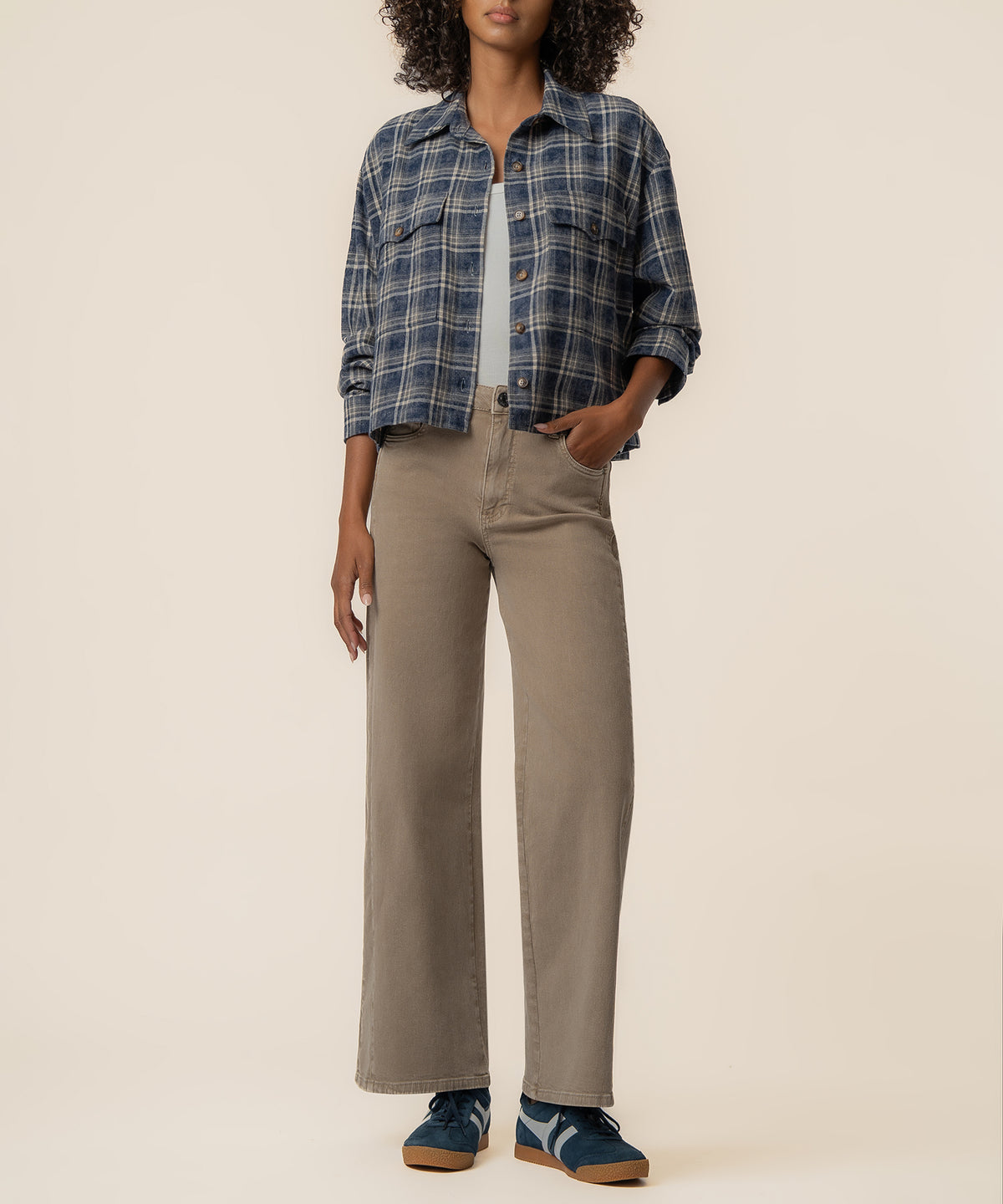 Mira Boxy Top in Blue
