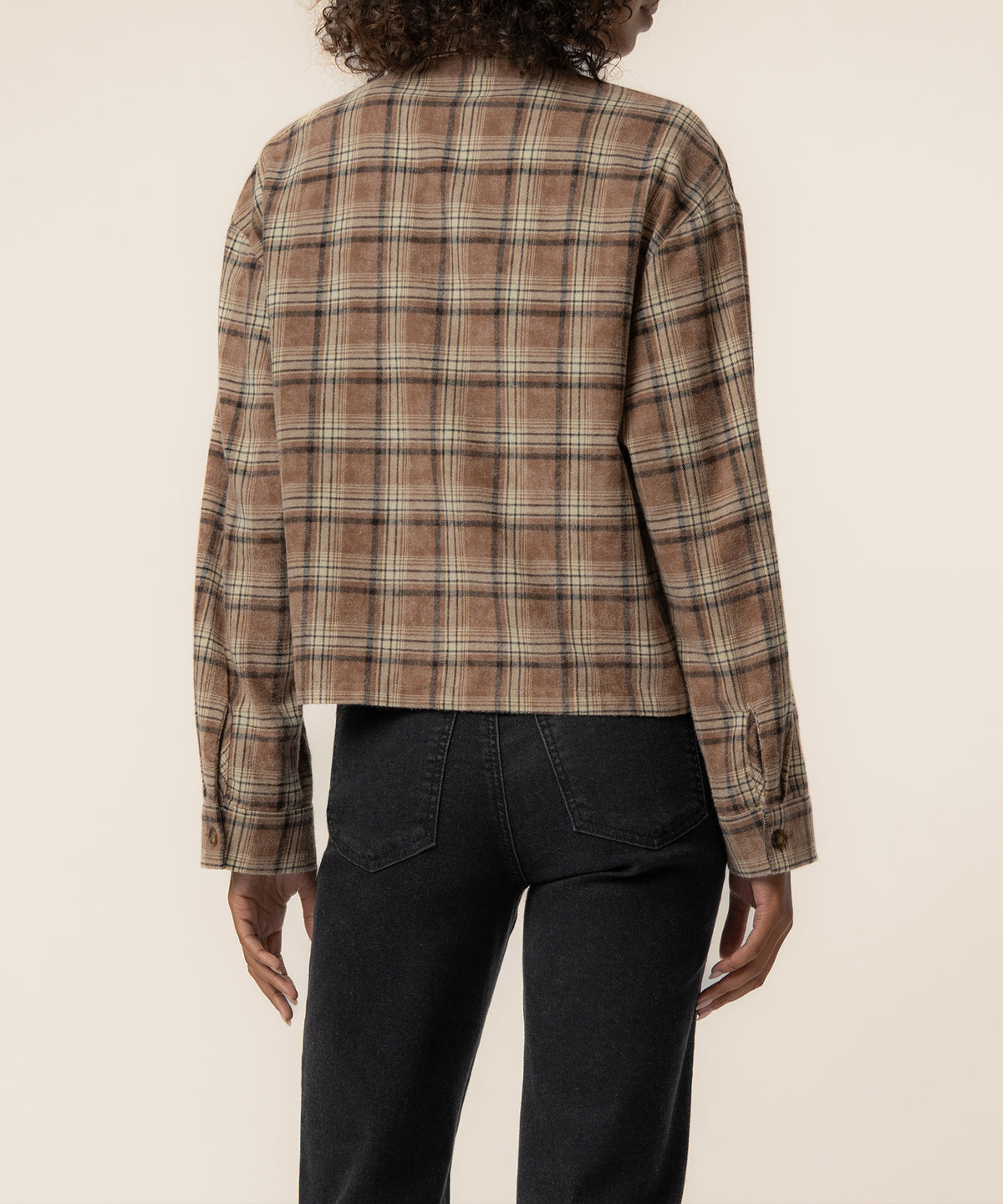 Mira Boxy Top in Saddle Brown