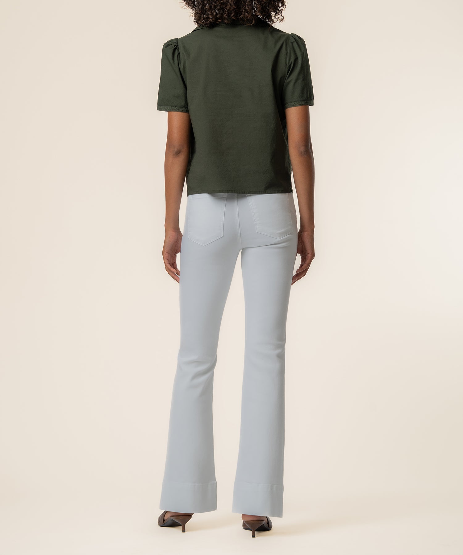 Vienna Top in Olive