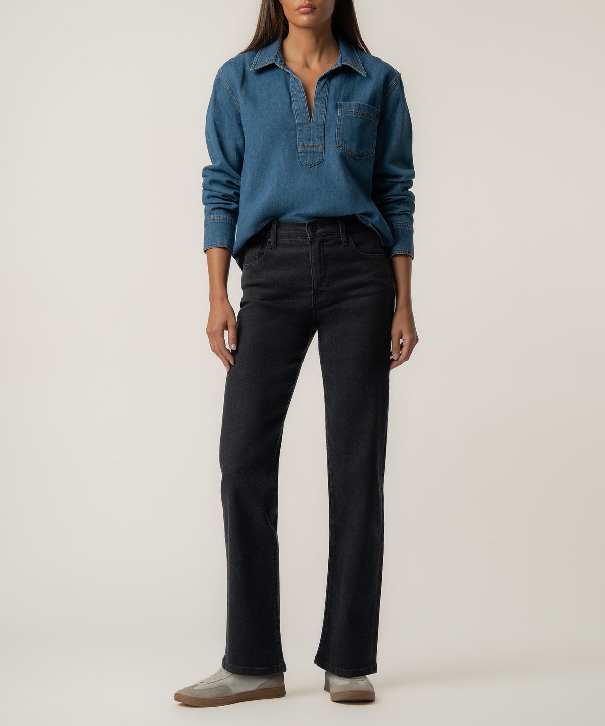 Iris Denim Shirt in Ease Wash
