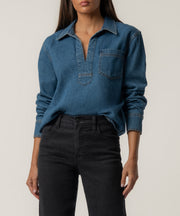 Iris Denim Shirt in Ease Wash