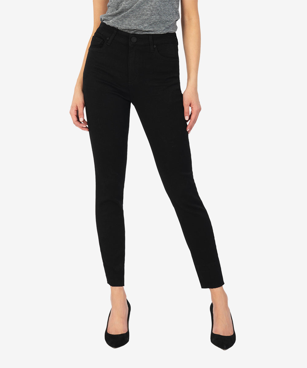 Kut Donna High Rise Skinny Jeans Black Wash main image 0