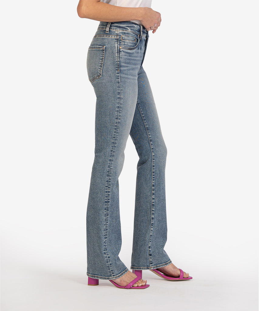 Natalie High Rise Fab Ab Bootcut (Cracking Wash)-New-Kut from the Kloth