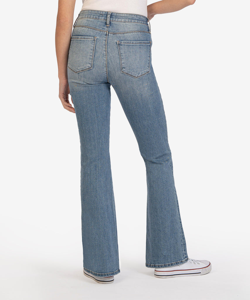 Ana High Rise Fab Ab Flare (Ultimate Wash)-New-Kut from the Kloth